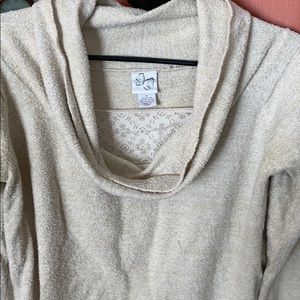 Pretty off white with gold specks sweater